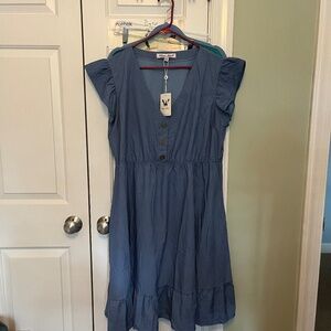 Denim dress